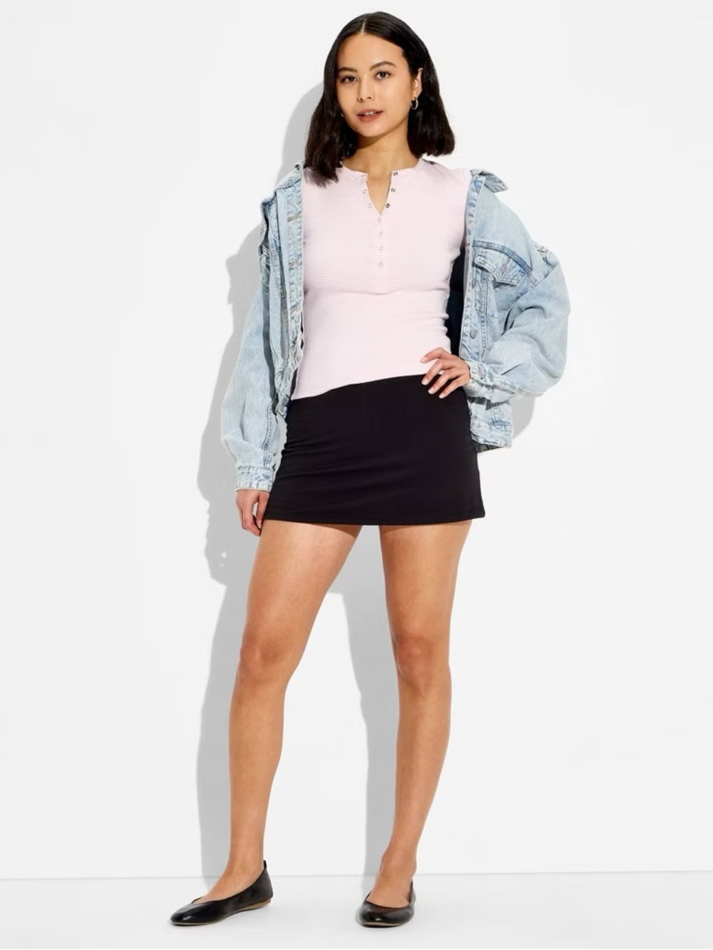 Women's Mini ButterBliss Skort - Wild Fable™ Black